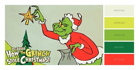 The Grinch's Green Colors